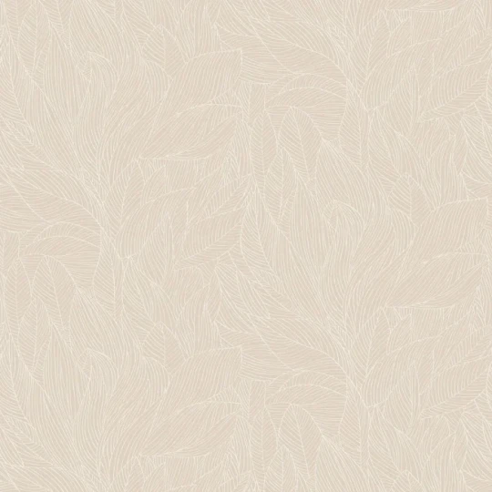 Casamance 76602242 Jardin Felicia Hosta Noir - tapeta w liście