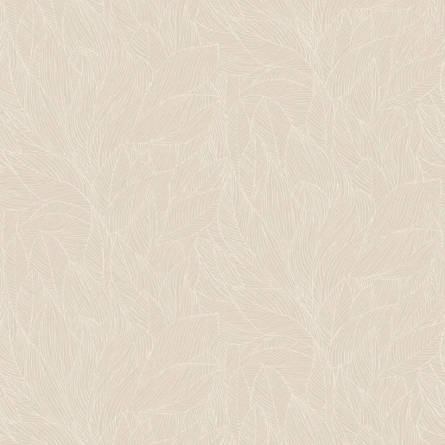 Casamance 76602242 Jardin Felicia Hosta Noir - tapeta w liście