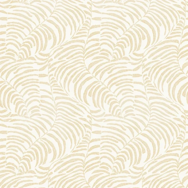 Casamance 76591426 Jardin Felicia Nobile Ivoire - tapeta w liście paproci