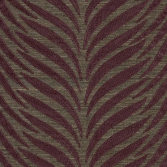 Casamance 71510353 Palatino Ornamenta Aubergine Ebene - tapeta 3D w liście