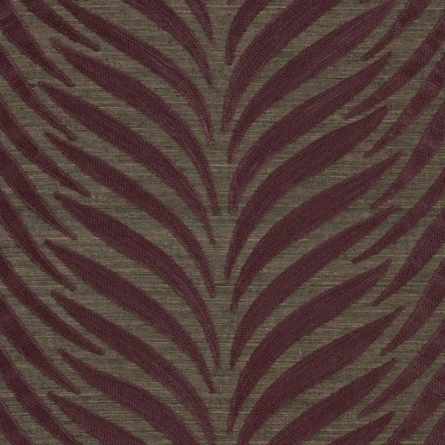 Casamance 71510353 Palatino Ornamenta Aubergine Ebene - tapeta 3D w liście