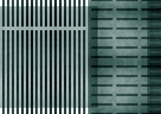 Texturae TXWR18428 Pattern Abstract Metropolis II B - mural w linie