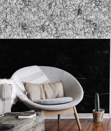 Texturae TXWF19658 Pattern Abstract Antitesi Marblescratch B - mural w abstrakcyjny wzór