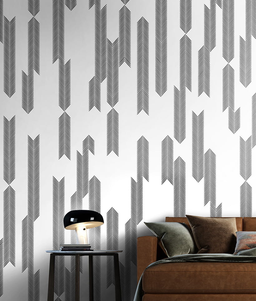 Texturae TXWF17633 Pattern Abstract Order III B - mural w geometryczny wzór