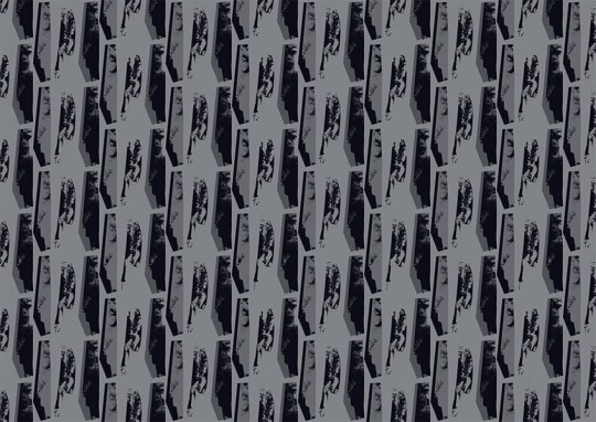 Texturae TXWF17598 Pattern Abstract Notturno I A - mural w paski