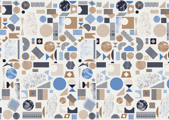 Texturae TXWR16235 Pattern Abstract Ultra B - mural w geometryczny i abstrakcyjny wzór