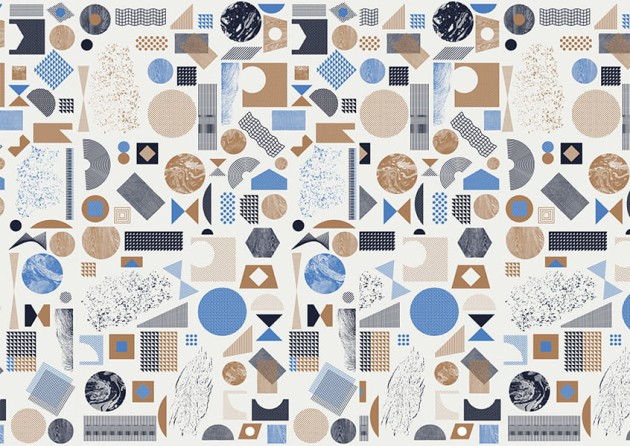 Texturae TXWR16235 Pattern Abstract Ultra B - mural w geometryczny i abstrakcyjny wzór