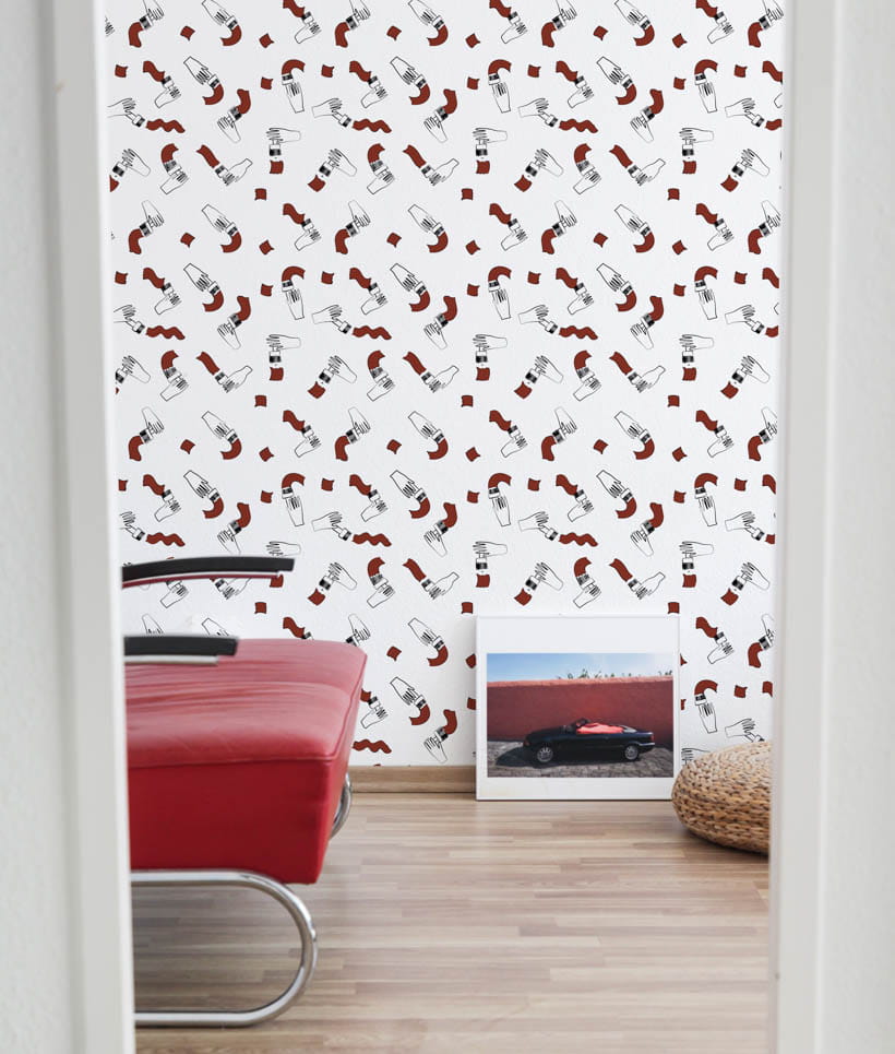 Texturae TXYN16764 Pattern Abstract Handpainted B - mural w abstrakcyjny wzór