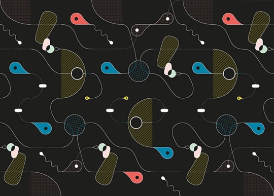 Texturae TXWR16107 Pattern Abstract Ovum B - minimalistyczny mural