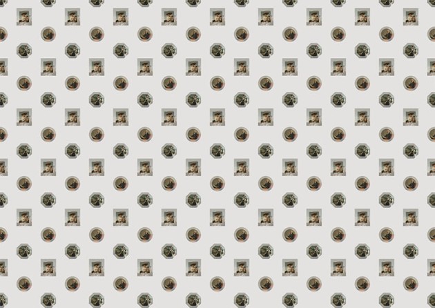 Texturae TXWR16104 Pattern Abstract Barocco A - mural w portrety