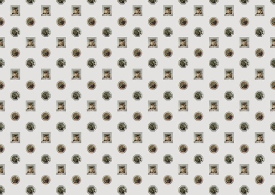 Texturae TXWR16104 Pattern Abstract Barocco B - mural w portrety