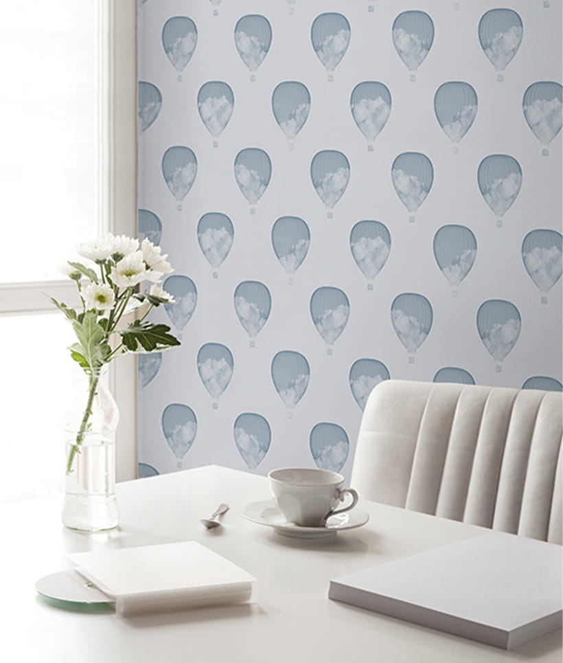 Texturae TXWR16202 Pattern Abstract Verne Pattern B - mural w balony