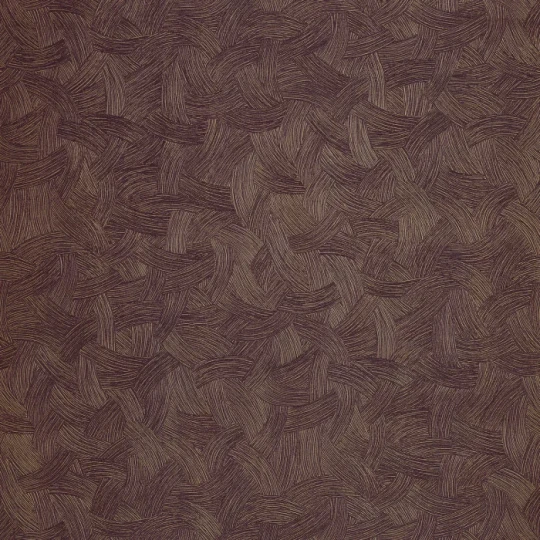 Casamance 76662650 Magnitude-Textures Berenice Aubergine - tapeta inspirowana konstelacją gwiazd z pozłacanymi akcentami