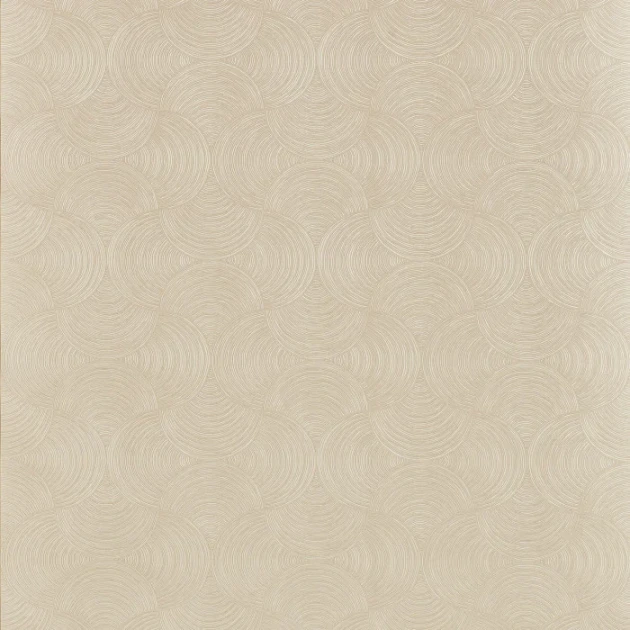 Casamance 76630508 Magnitude-Textures Meteore Sable - tapeta geometryczna ze złotymi zdobieniami