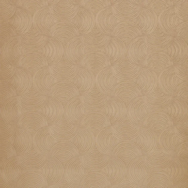 Casamance 76630610 Magnitude-Textures Meteore Mordore - tapeta geometryczna ze złotymi zdobieniami