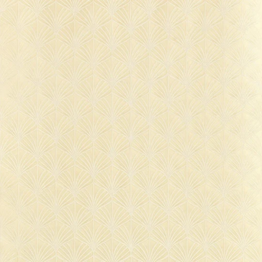 Casamance 76651120 Magnitude-Textures Nereides Dore Clair - tapeta w metaliczne liście