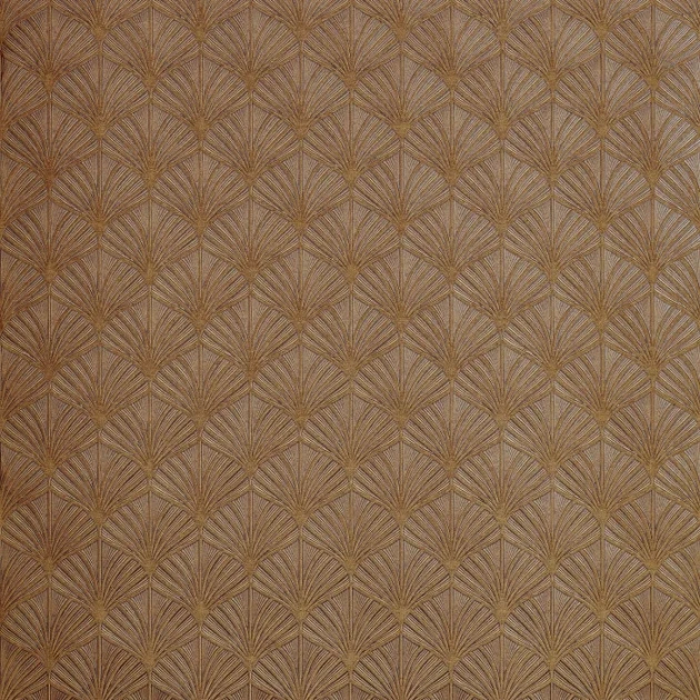 Casamance 76651732 Magnitude-Textures Nereides Aubergine - tapeta w metaliczne liście