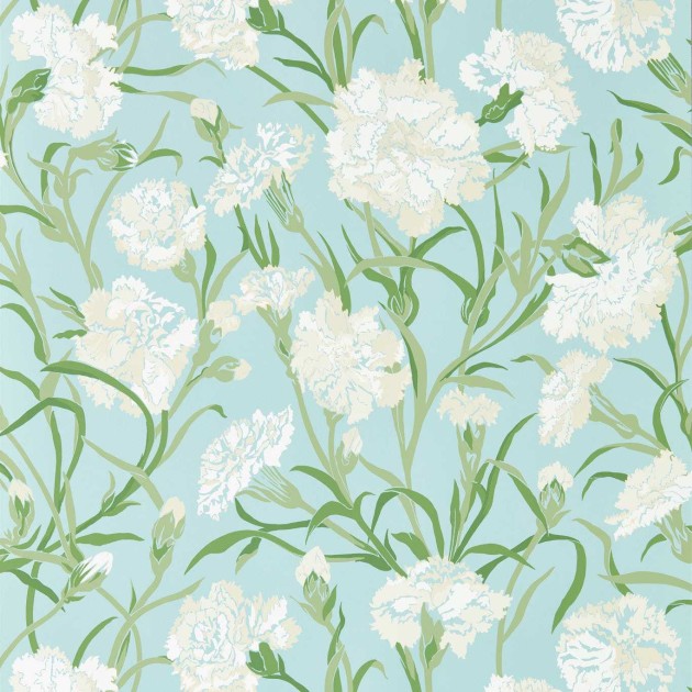 Harlequin 113135 Idyllic Fleur de Joie Chalk/Emerald/Sky - tapeta w kwiaty