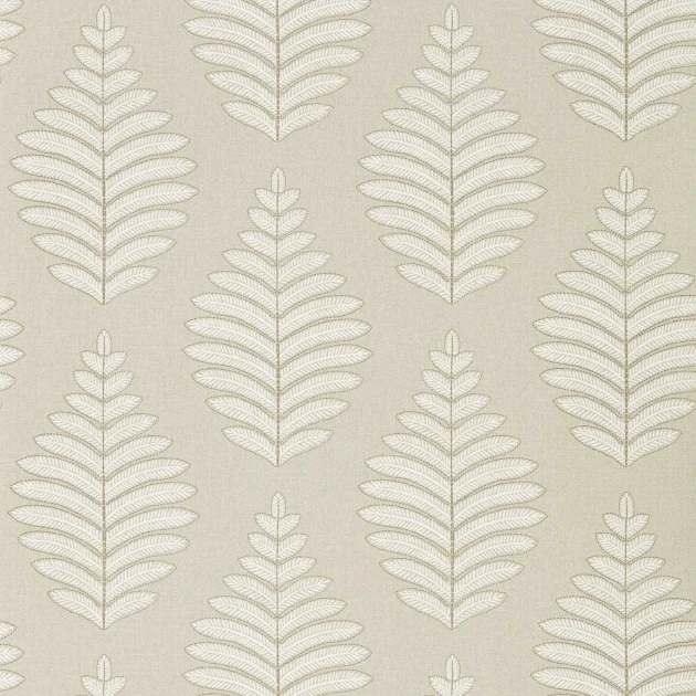 Harlequin 111896 Idyllic Lucielle Chalk/Linen - tapeta w minimalistyczne liście