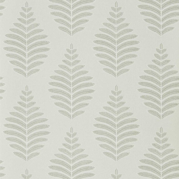 Harlequin 111897 Idyllic Lucielle Putty/Chalk - tapeta w minimalistyczne liście