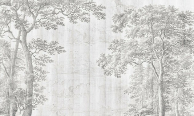 Dekorami Alberi 4 - mural w leśny krajobraz