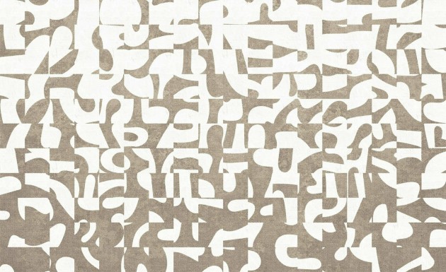 Dekorami Alphabet 1 - mural w geometryczny wzór