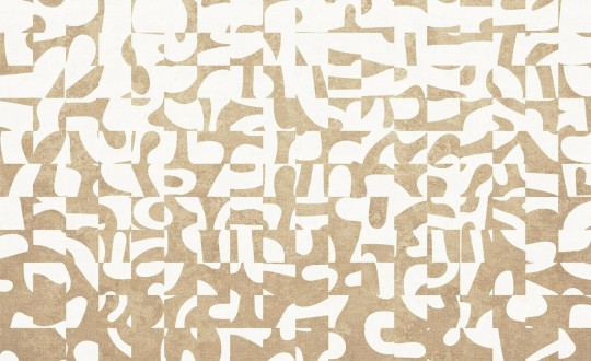 Dekorami Alphabet 3 - mural w geometryczny wzór