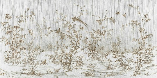 Dekorami Chinoiserie B 2 - mural w roślinny motyw w stylu chinoiserie