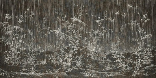 Dekorami Chinoiserie B 3 - mural w roślinny motyw w stylu chinoiserie