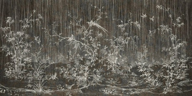 Dekorami Chinoiserie B 3 - mural w roślinny motyw w stylu chinoiserie