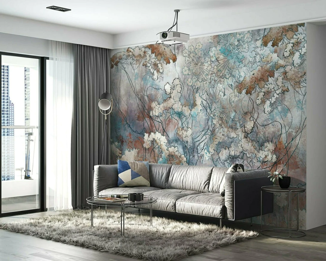 Dekorami Dopamine 4 - mural w roślinny motyw