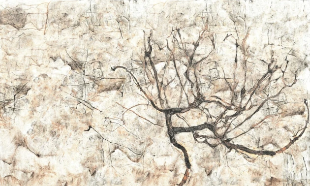 Dekorami Ego 2 - mural w abstrakcyjne drzewo