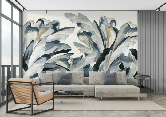 Dekorami Isabel 3 - mural w duże liście