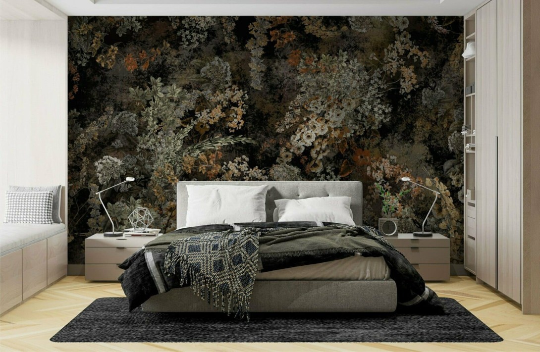 Dekorami Mon Cheri 1 - mural w roślinny motyw