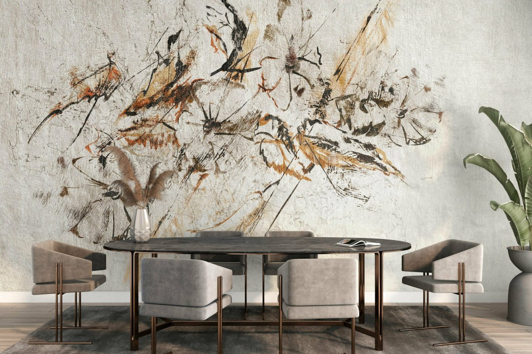 Dekorami Selena 2 - mural w abstrakcyjny wzór