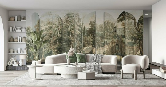 Dekorami Tivoli 1 - mural w roślinny motyw