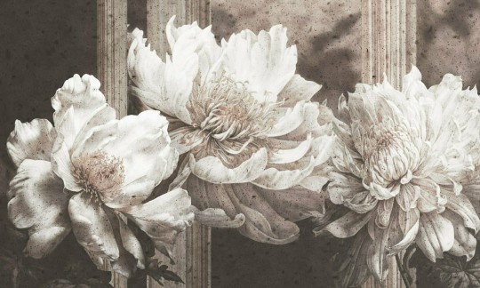 Dekorami Tre Tenori 1 - mural w duże kwiaty