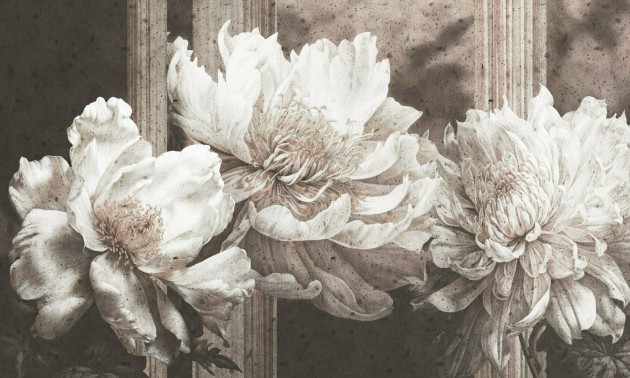 Dekorami Tre Tenori 1 - mural w duże kwiaty