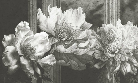 Dekorami Tre Tenori 3 - mural w duże kwiaty