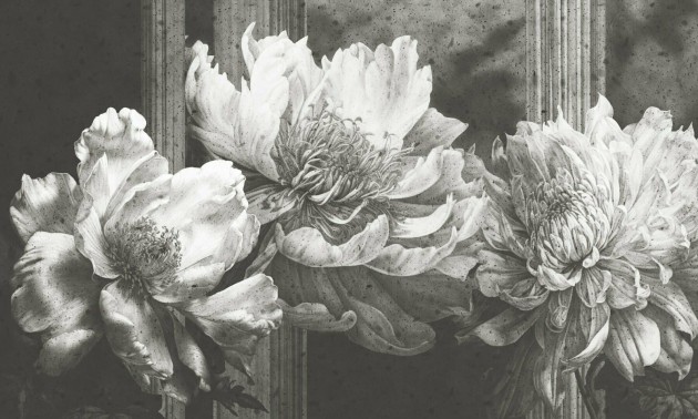 Dekorami Tre Tenori 3 - mural w duże kwiaty