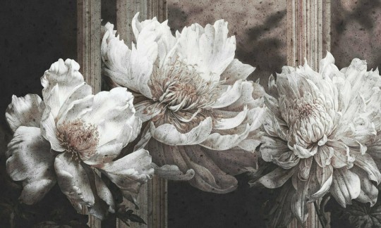 Dekorami Tre Tenori 4 - mural w duże kwiaty