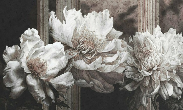 Dekorami Tre Tenori 4 - mural w duże kwiaty