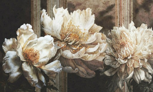 Dekorami Tre Tenori 5 - mural w duże kwiaty