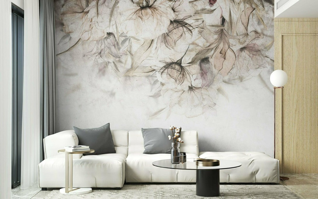 Dekorami Xray 4 - mural w kwiaty