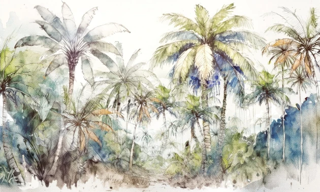 Dekorami Coconut Beach 1 - mural w egzotyczny krajobraz