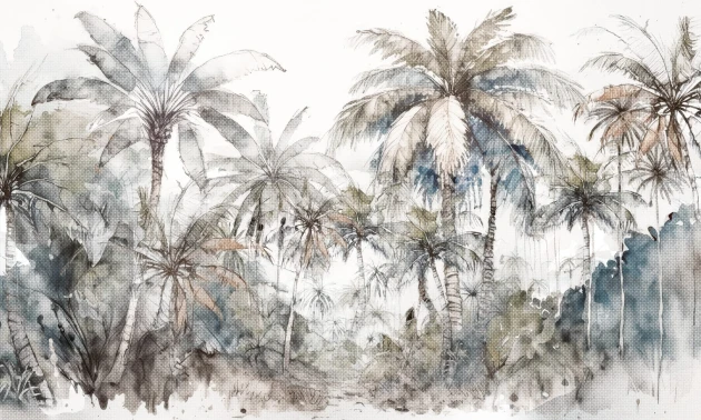 Dekorami Coconut Beach 3 - mural w egzotyczny krajobraz