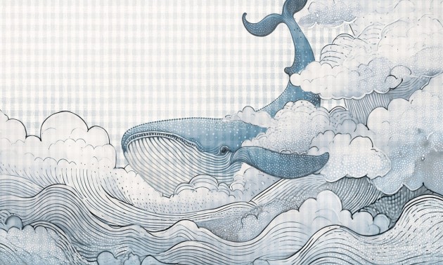 Dekorami Ballena 3 - mural dla dzieci w morski motyw