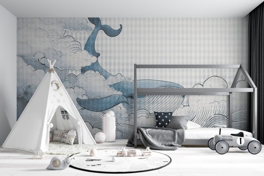 Dekorami Ballena 3 - mural dla dzieci w morski motyw