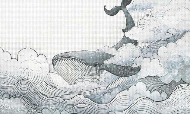 Dekorami Ballena 4 - mural dla dzieci w morski motyw