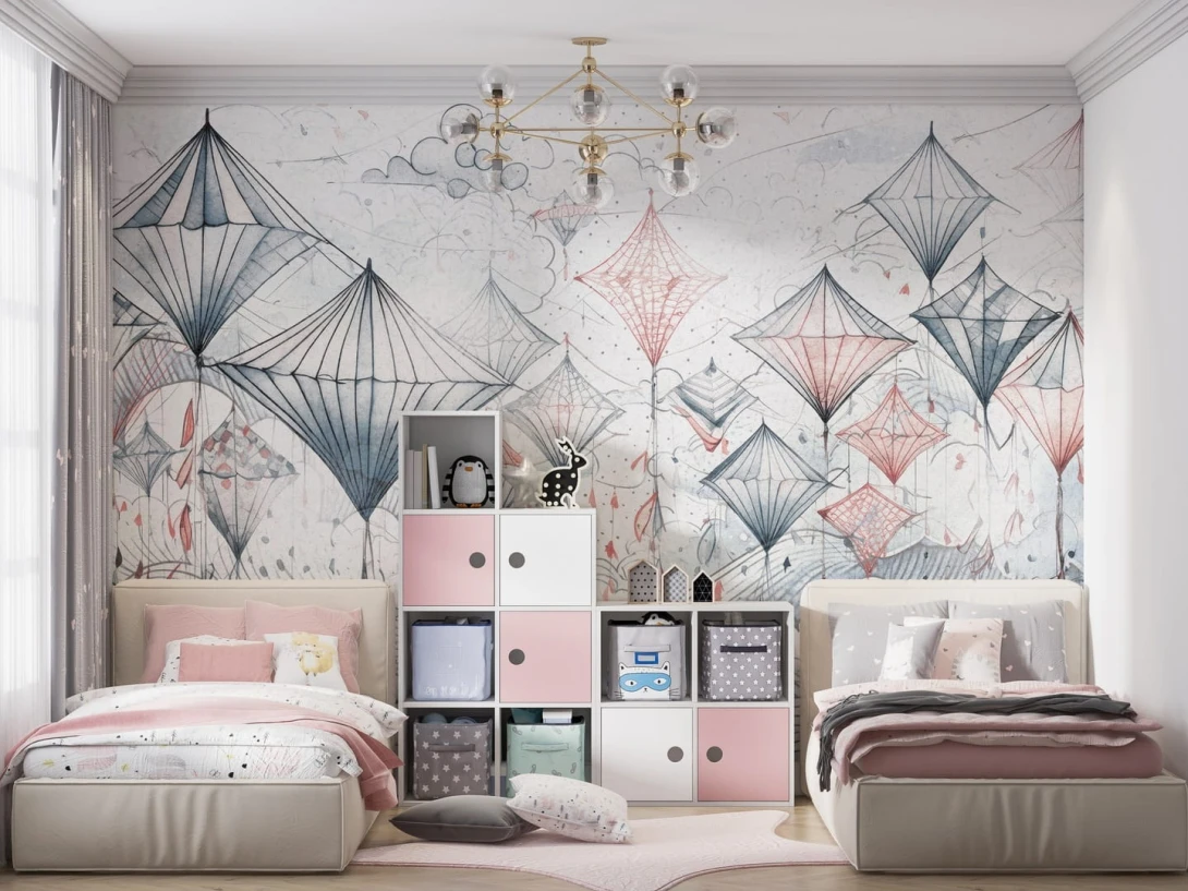 Dekorami Layang 1 - mural dla dzieci w lampiony